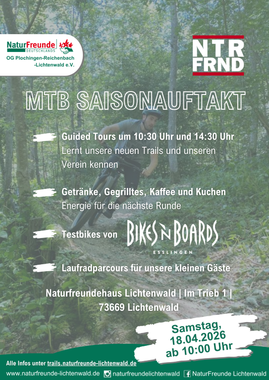 MTB Saisonauftakt 2026 Flyer
